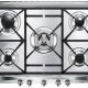 Smeg SE706GH piano cottura Acciaio inox Da incasso Gas 5 Fornello(i) 2