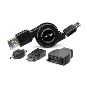 Pure USB Charger Kit Telefono cellulare Nero Interno