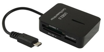 Pure 13033863 lettore di schede Micro-USB Nero