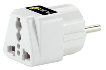 Pure 16000990 adattatore per presa di corrente Tipo F Universale Bianco