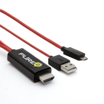 Pure 16000612 adattatore grafico USB Nero, Rosso