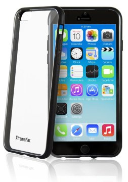 XtremeMac IPP-MA6-13 custodia per cellulare Cover Nero, Trasparente