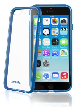 XtremeMac IPP-MA6P-23 custodia per cellulare Cover Blu, Trasparente