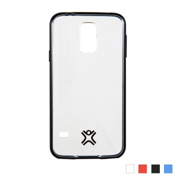 XtremeMac Microshield Accent custodia per cellulare 12,9 cm (5.1") Cover Nero, Trasparente