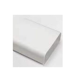 TUBO SEZIONE RETTANGOLARE L.1000 mm 89x222 - KIT01