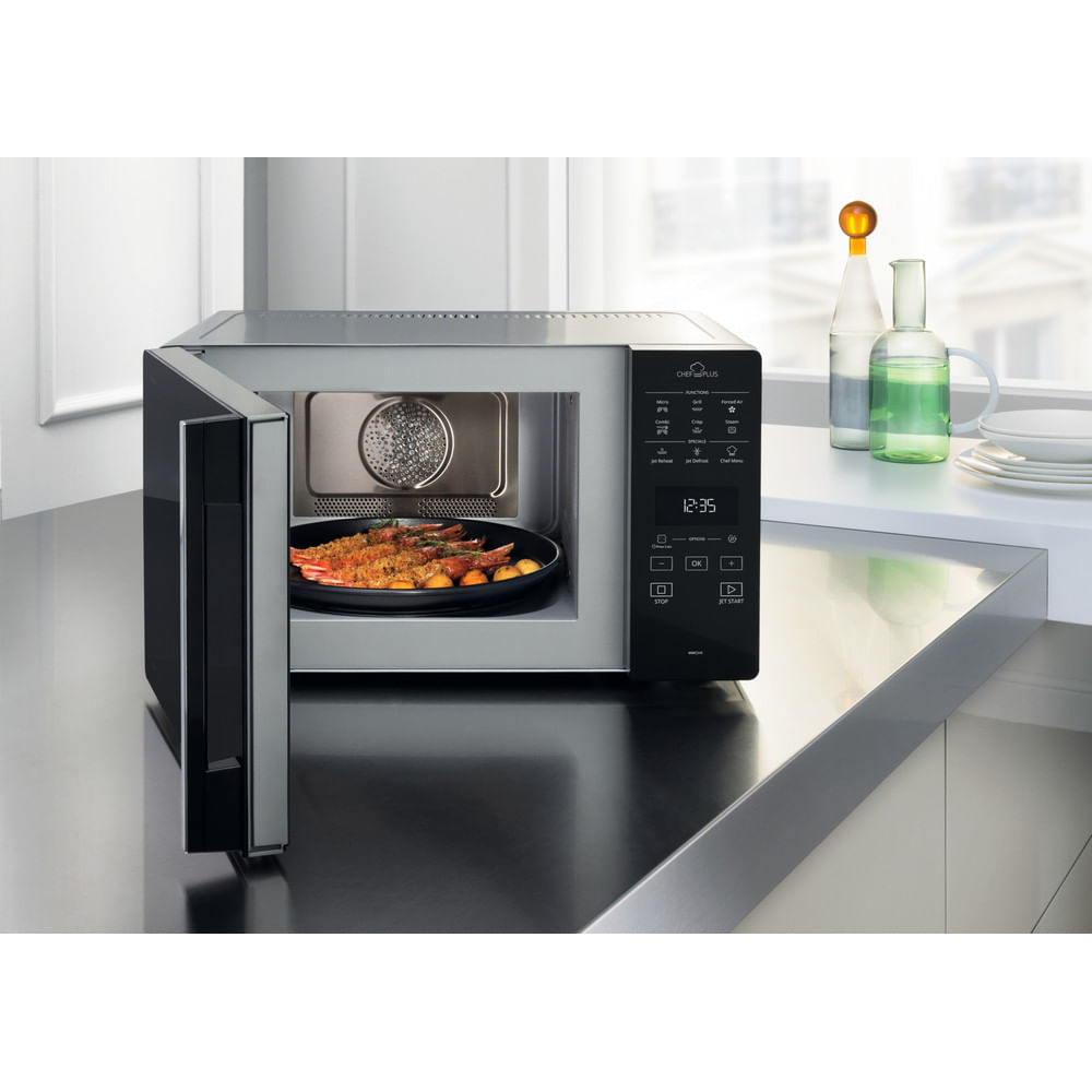 MCP349SL - Whirlpool MCP 349 SL Superficie piana Microonde combinato 25 L  800 W Nero, Argento - Forno microonde - Cottura cibi - Negozi Elettronica  Roma - Radionovelli