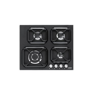 Lofra HLNM6G0 piano cottura Nero Da incasso 60 cm Gas 4 Fornello(i)