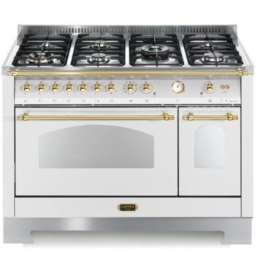 Lofra RBPD126MFT+E/2AEO Cucina freestanding Elettrico Gas Bianco A