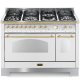 Lofra RBPD126MFT+E/2AEO Cucina freestanding Elettrico Gas Bianco A 2