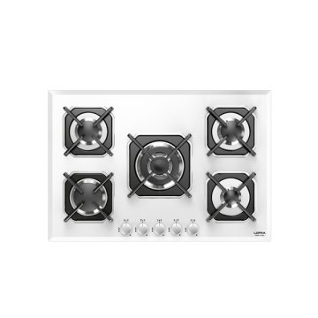 Lofra Sirio 75 Bianco Da incasso 75 cm Gas 5 Fornello(i)