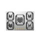 Lofra Dolcevita 75 Acciaio inox Da incasso 70 cm Gas 5 Fornello(i) 2