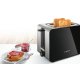 Bosch TAT7203 tostapane 2 fetta/e 1050 W Nero, Acciaio inox 3