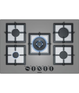 Siemens EP7A8QB20 piano cottura Titanio Da incasso Gas 5 Fornello(i)