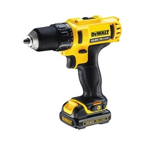 DeWALT DCD710C2 Senza chiave 1,1 kg Nero, Giallo