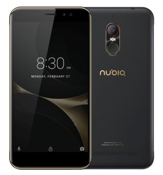 Nubia N1 Lite 14 cm (5.5") Doppia SIM Android 6.0 4G 2 GB 16 GB 3000 mAh Nero, Oro