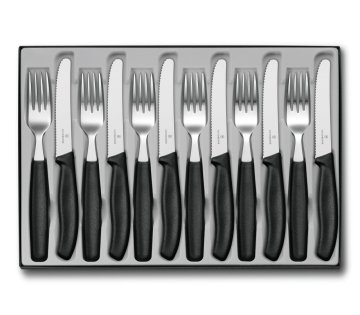 Victorinox 6.7833.12 posata da cucina e set di coltelli 12 pz Astuccio per set di coltelli/coltelleria