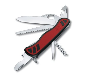 Victorinox Forester M Grip Coltello multiuso Nero, Rosso