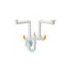 SIFONE SPAZIO 2VIE C/ATT.LAV.LIRA - 8435002 2