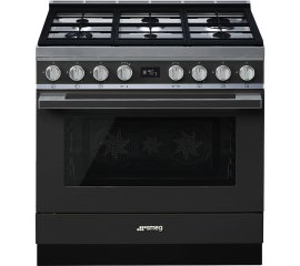 Smeg CPF9GPAN cucina Elettrico Gas Antracite