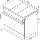 Smeg CPF9GPOG cucina Elettrico Gas Oliva 3