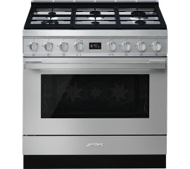 Smeg CPF9GPX cucina Elettrico Gas Acciaio inox