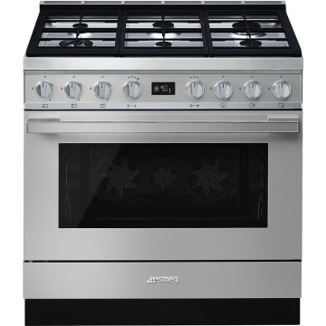 Smeg CPF9GPX cucina Elettrico Gas Acciaio inox