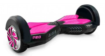 TEKK 8 NEO hoverboard Monopattino autobilanciante 12 km/h 4440 mAh Nero, Rosa