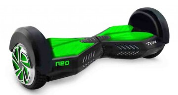 TEKK 8 NEO hoverboard Monopattino autobilanciante 12 km/h 4440 mAh Nero, Verde