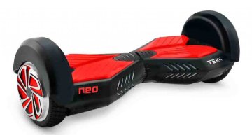 TEKK 8 NEO hoverboard Monopattino autobilanciante 12 km/h 4440 mAh Nero, Rosso