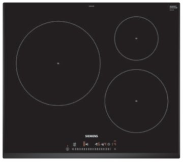 Siemens EH651FJB2E piano cottura Nero Da incasso Piano cottura a induzione 3 Fornello(i)