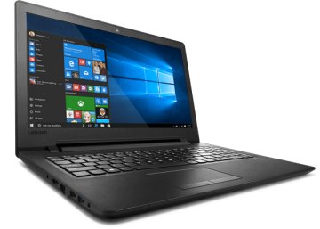 Lenovo IdeaPad 110 AMD E E2-7110 Computer portatile 39,6 cm (15.6") HD 4 GB DDR3L-SDRAM 500 GB HDD Wi-Fi 5 (802.11ac) Windows 10 Home Nero