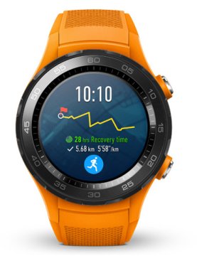 Huawei Watch 2 3,05 cm (1.2") AMOLED Digitale 390 x 390 Pixel Nero Wi-Fi GPS (satellitare)