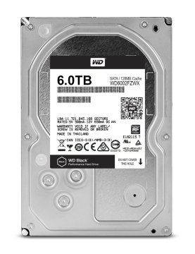 Western Digital Nero disco rigido interno 6 TB 7200 Giri/min 128 MB 3.5" Serial ATA III