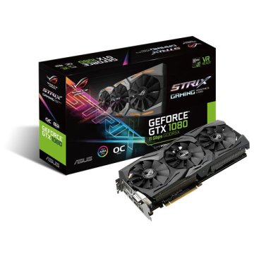 ASUS ROG-STRIX-GTX1080-O8G-11GBPS scheda video NVIDIA GeForce GTX 1080 8 GB GDDR5X