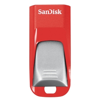 SanDisk 32GB Cruzer Edge unità flash USB USB tipo A 2.0 Grigio, Rosso