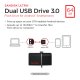 SanDisk Ultra Dual USB Drive 3.0 unità flash USB 64 GB USB Type-A / Micro-USB 3.2 Gen 1 (3.1 Gen 1) Nero 7