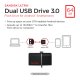 SanDisk Ultra Dual USB Drive 3.0 unità flash USB 64 GB USB Type-A / Micro-USB 3.2 Gen 1 (3.1 Gen 1) Nero 7