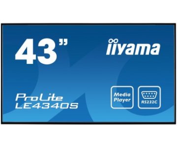 iiyama ProLite LE4340S-B1 Pannello piatto per segnaletica digitale 109,2 cm (43") LED 350 cd/m² Full HD Nero 12/7