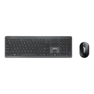 ASUS W2000 tastiera Mouse incluso Ufficio RF Wireless Nero
