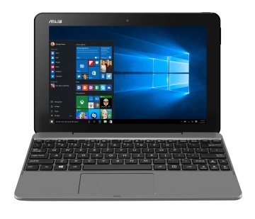 ASUS Transformer Book T101HA-GR037R laptop Intel Atom® x5-Z8350 Ibrido (2 in 1) 25,6 cm (10.1") Touch screen HD 4 GB 64 GB eMMC Wi-Fi 5 (802.11ac) Windows 10 Pro Grigio