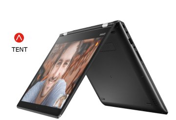 Lenovo Yoga 510 Intel® Core™ i3 i3-6100U Ibrido (2 in 1) 35,6 cm (14") Touch screen Full HD 4 GB DDR4-SDRAM 1 TB HDD Wi-Fi 5 (802.11ac) Windows 10 Home Nero