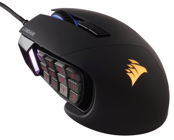 Corsair SCIMITAR RGB MOBA/MMO mouse Gaming Mano destra USB tipo A Ottico 12000 DPI