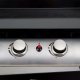Qlima FPG102 barbecue per l'aperto e bistecchiera Grill Da tavolo Gas Nero, Acciaio inox 5000 W 3