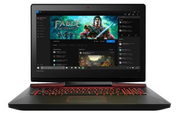 Lenovo IdeaPad Y910 Intel® Core™ i7 i7-6820HK Computer portatile 43,9 cm (17.3") Full HD 16 GB DDR4-SDRAM 1,26 TB HDD+SSD NVIDIA® GeForce® GTX 1070 Wi-Fi 5 (802.11ac) Windows 10 Home Nero, Rosso