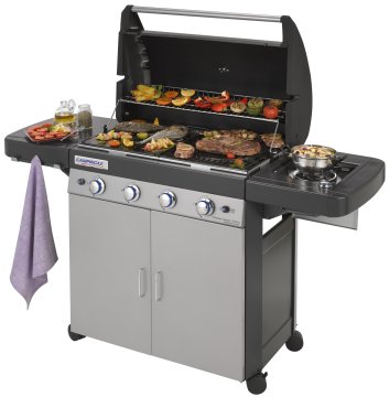 Campingaz 4 Series Classic LS Plus Barbecue Zona cottura Gas Nero, Grigio 12800 W