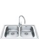 Smeg LL862-2 lavello Rettangolare Acciaio inox 2