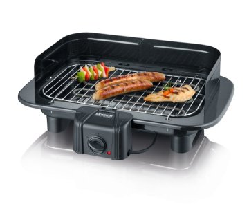 Severin PG 8536 barbecue per l'aperto e bistecchiera Da tavolo Elettrico Nero 2300 W