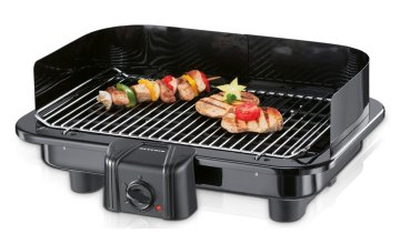 Severin PG 2791 barbecue per l'aperto e bistecchiera Nero 2500 W