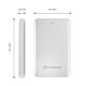 Transcend SJM500 Tecnologia Thunderbolt 256 GB Micro-USB B 3.2 Gen 1 (3.1 Gen 1) Argento 3
