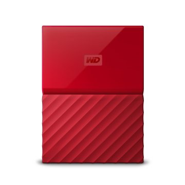 Western Digital My Passport disco rigido esterno 1 TB Rosso